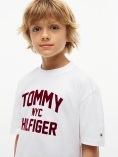 Logo Jersey Relaxed Crew Neck T-Shirt — White 3