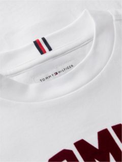 Logo Jersey Relaxed Crew Neck T-Shirt — White 6