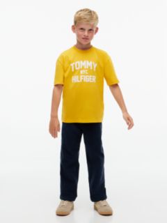 Logo Jersey Relaxed Crew Neck T-Shirt — Yellow 2