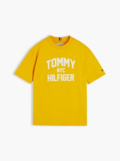 Logo Jersey Relaxed Crew Neck T-Shirt — Yellow 5