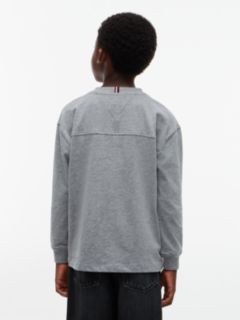 Logo Relaxed Long Sleeve T-Shirt — Grey 4