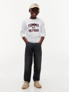 Logo Relaxed Long Sleeve T-Shirt — White 2