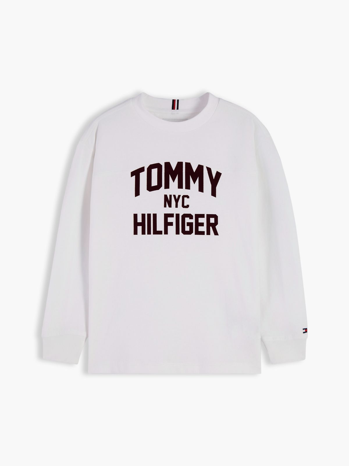 Logo Relaxed Long Sleeve T-Shirt — White