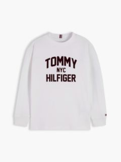 Logo Relaxed Long Sleeve T-Shirt — White 5