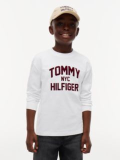 Logo Relaxed Long Sleeve T-Shirt — White 1