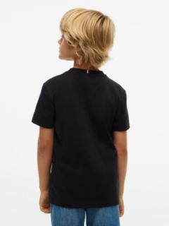 Logo Jersey Crew Neck T-Shirt — Black 4