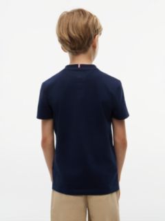 Logo Jersey Crew Neck T-Shirt — Blue 4