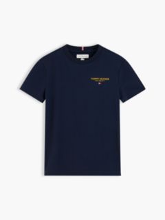 Logo Jersey Crew Neck T-Shirt — Blue 5