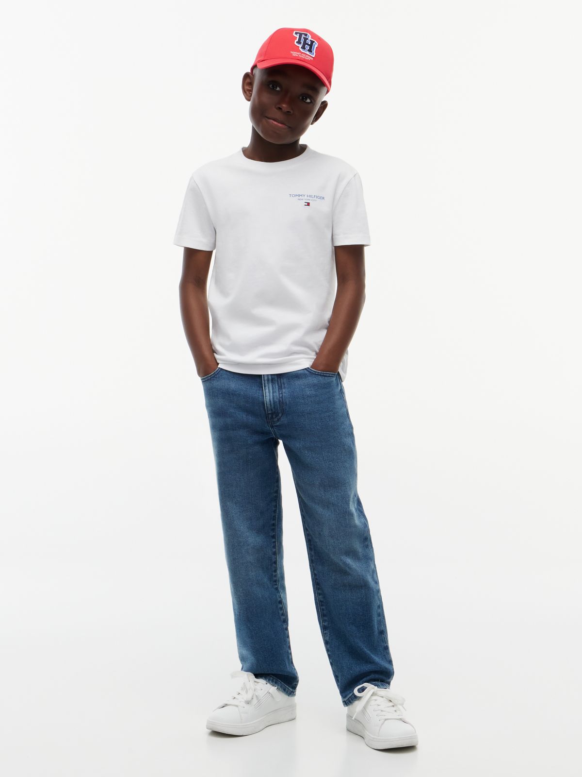 Logo Jersey Crew Neck T-Shirt — White