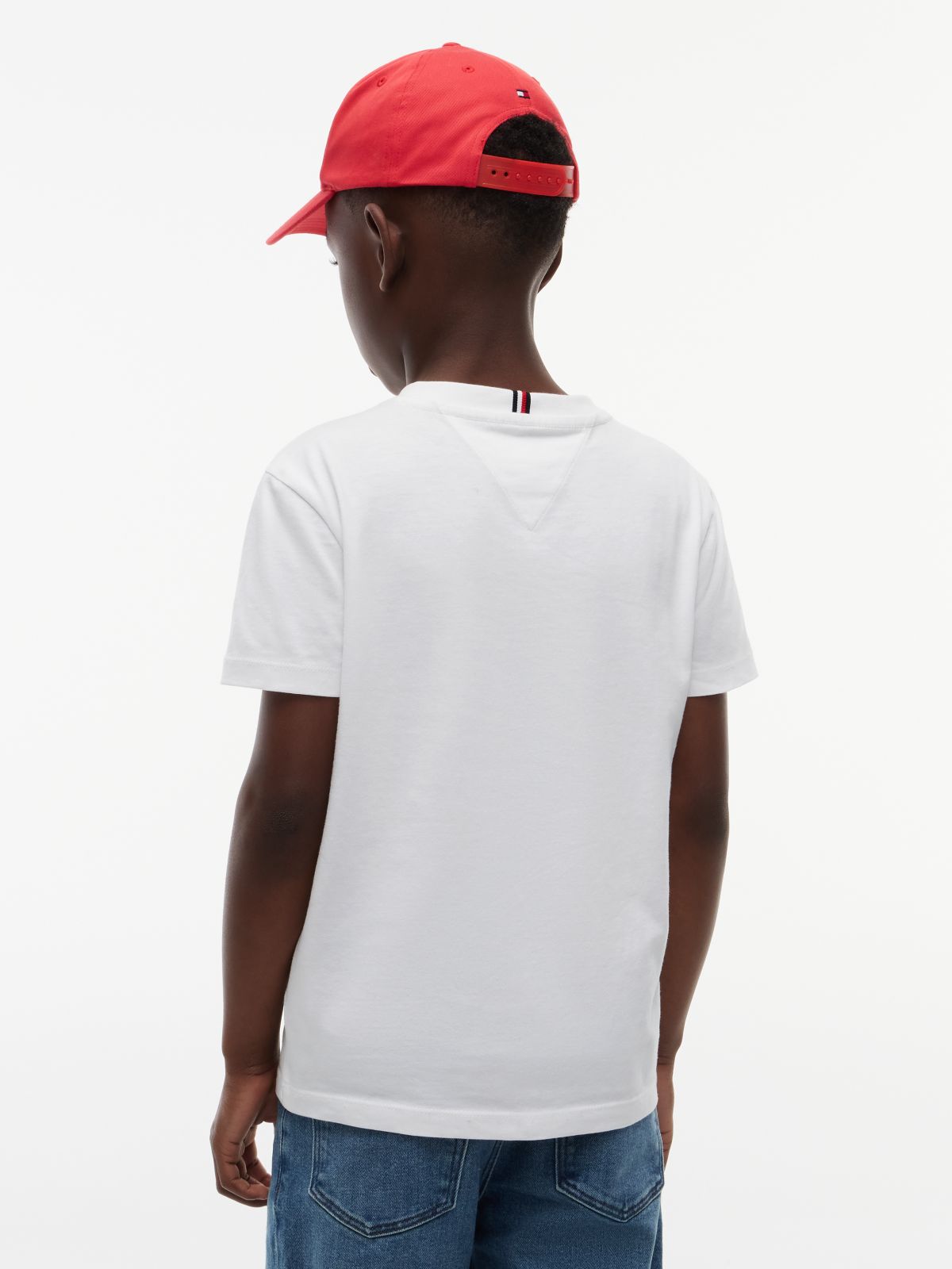 Logo Jersey Crew Neck T-Shirt — White