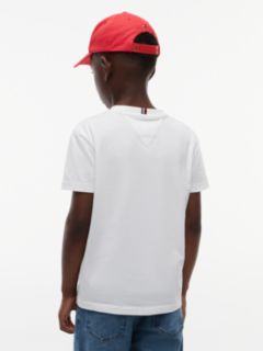 Logo Jersey Crew Neck T-Shirt — White 4
