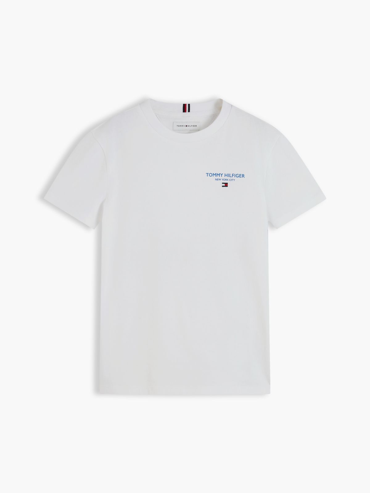 Logo Jersey Crew Neck T-Shirt — White