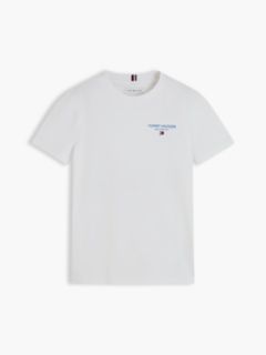 Logo Jersey Crew Neck T-Shirt — White 5