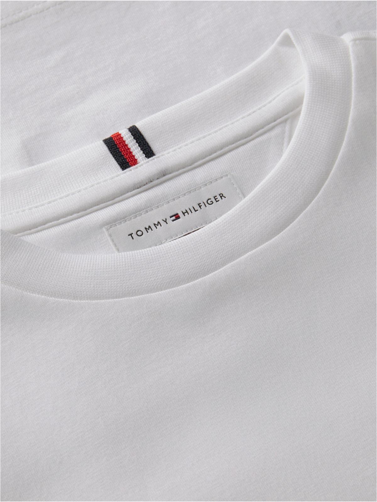 Logo Jersey Crew Neck T-Shirt — White