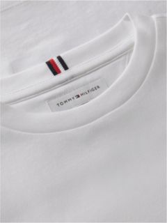 Logo Jersey Crew Neck T-Shirt — White 6