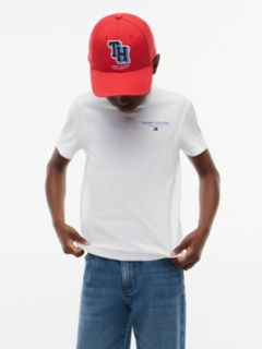 Logo Jersey Crew Neck T-Shirt — White 1
