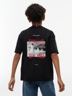 Graffiti Logo Relaxed Jersey T-Shirt — Black 5