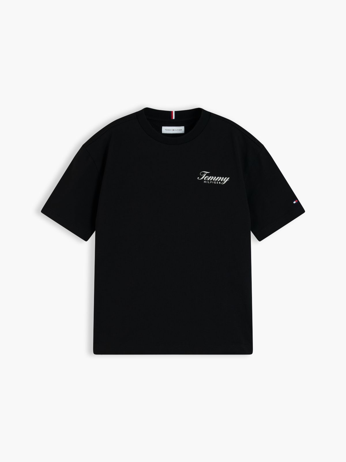 Graffiti Logo Relaxed Jersey T-Shirt — Black