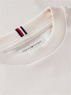 Flag Embroidery Relaxed Crew Neck T-Shirt — Yellow 6