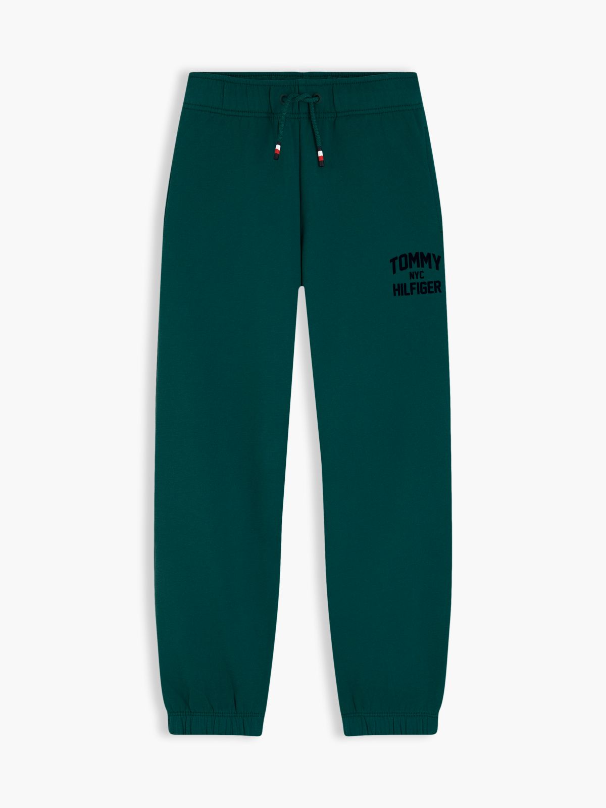 Sueded Logo Joggers — Green