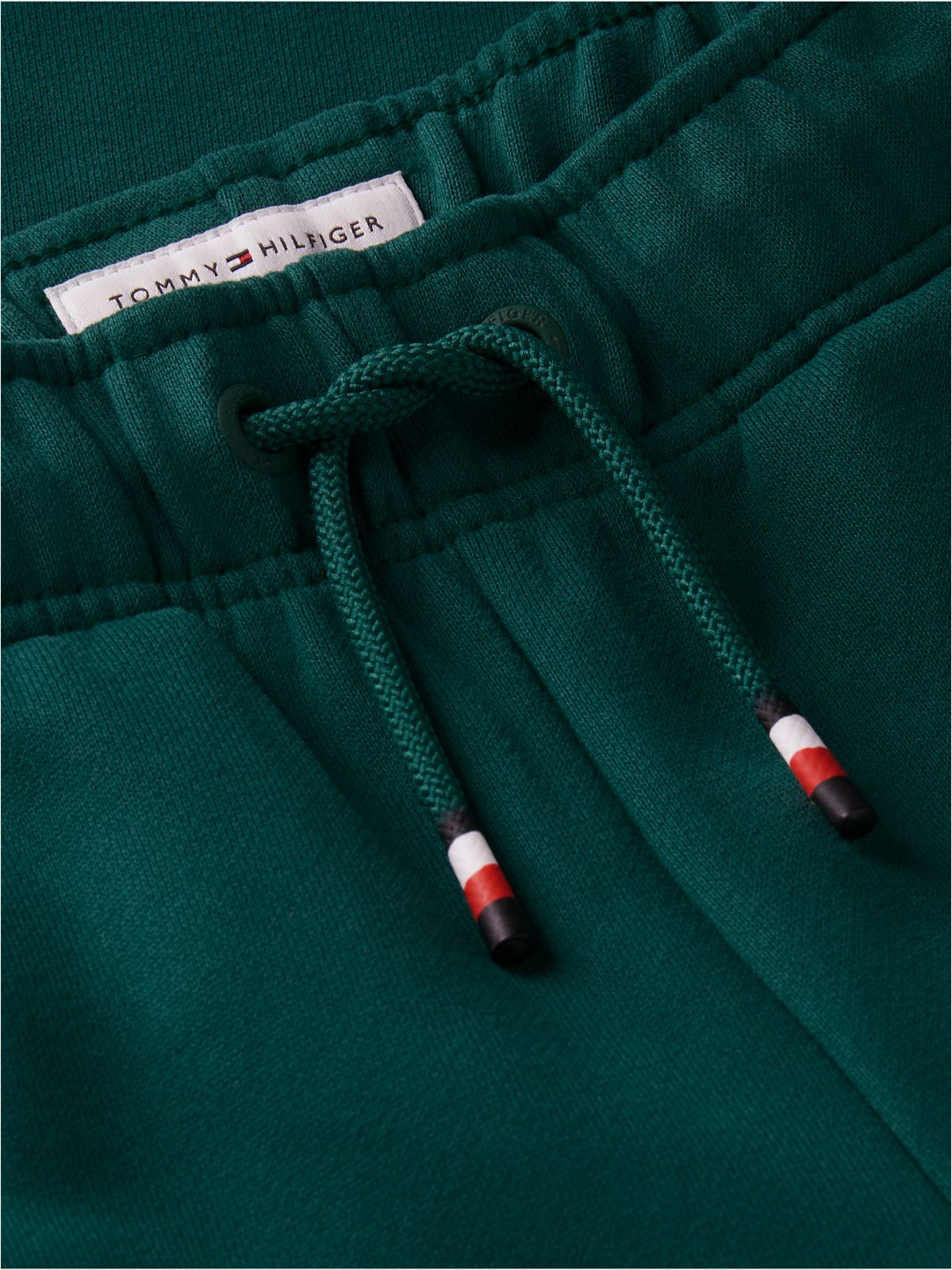 Sueded Logo Joggers — Green