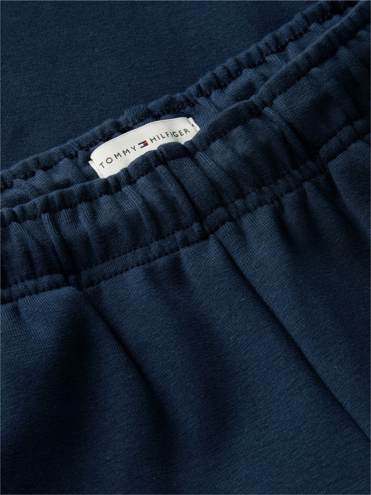 Flag Logo Embroidery Joggers — Blue