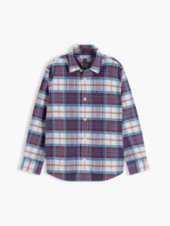 Relaxed Fit Check Shirt — Blue 5