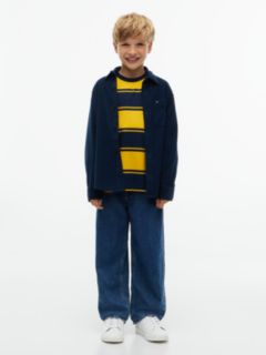 Relaxed Fit Patch Pocket Corduroy Shirt — Blue 2