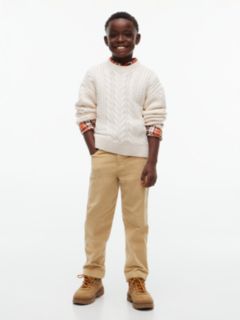 Relaxed Corduroy Trousers — Beige 2