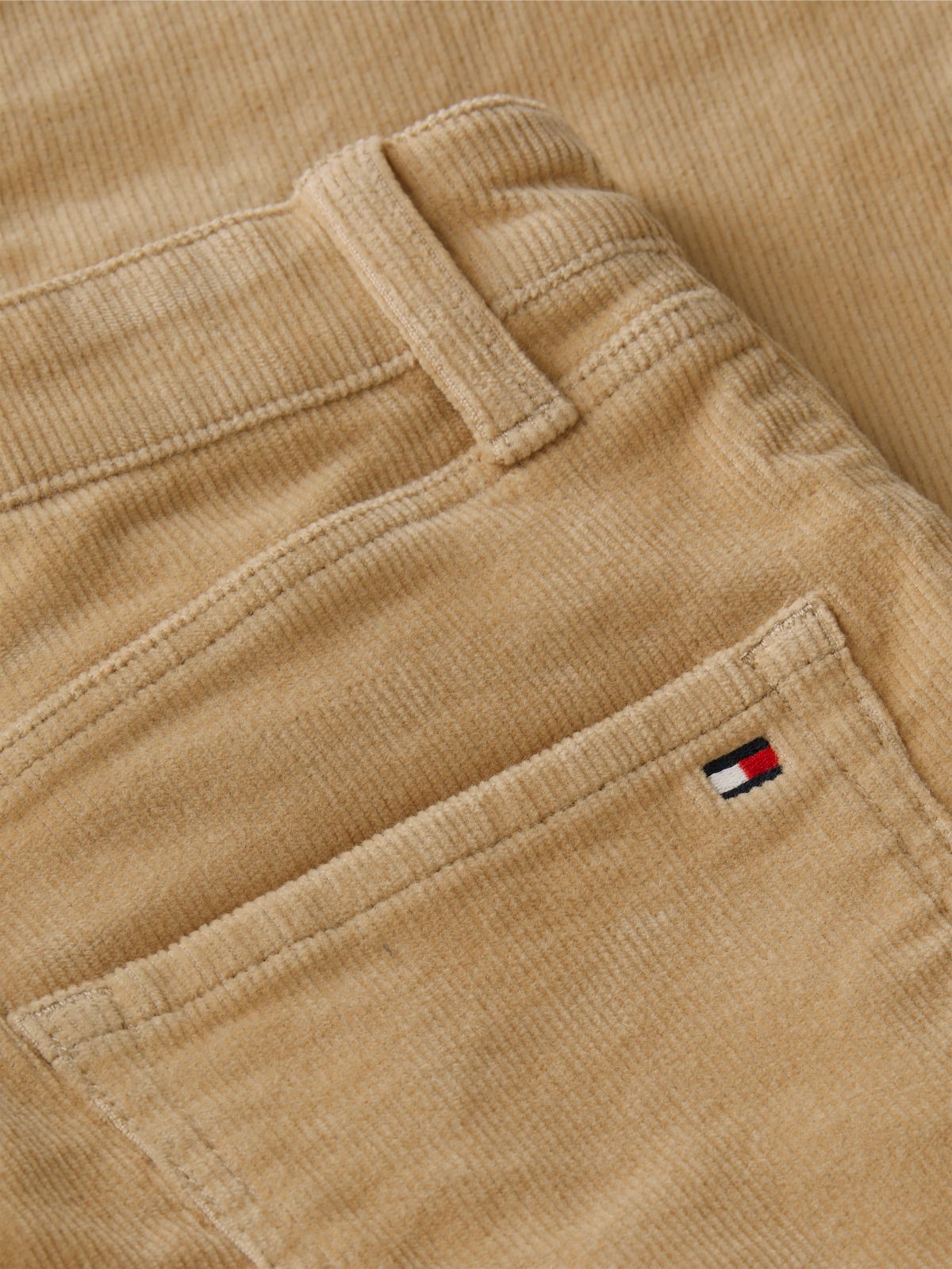 Relaxed Corduroy Trousers — Beige