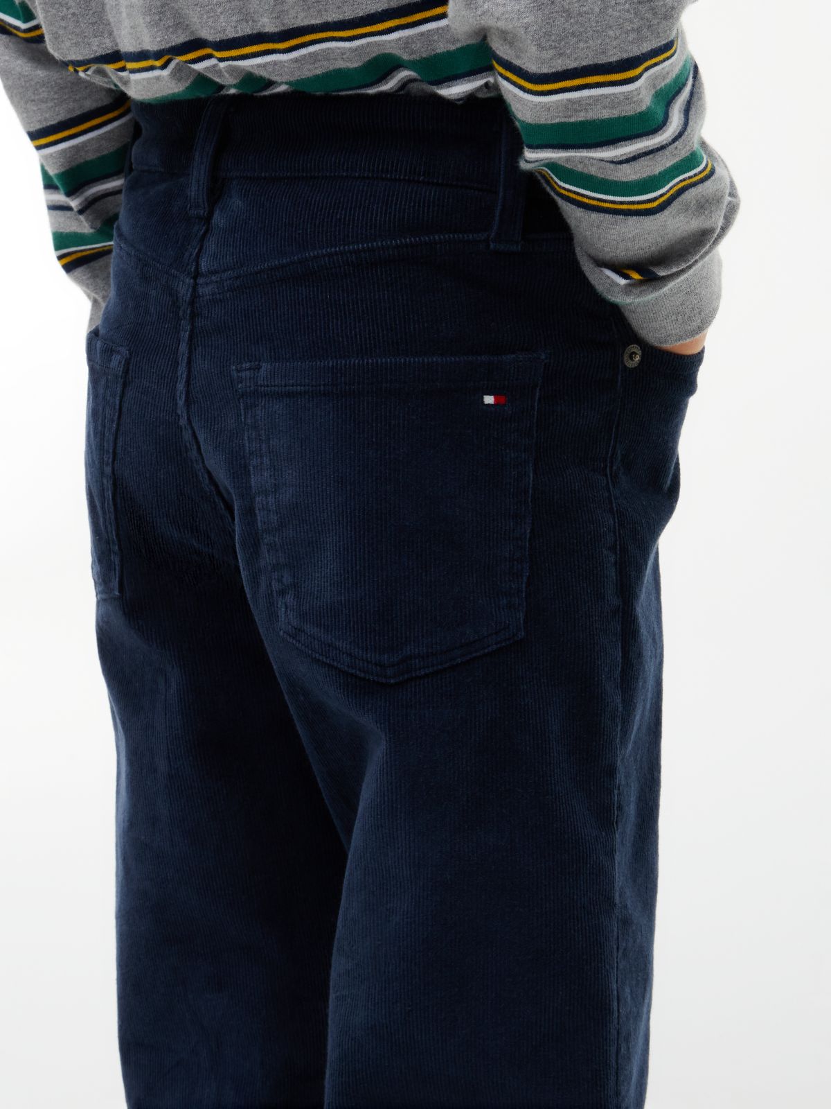 Relaxed Corduroy Trousers — Blue