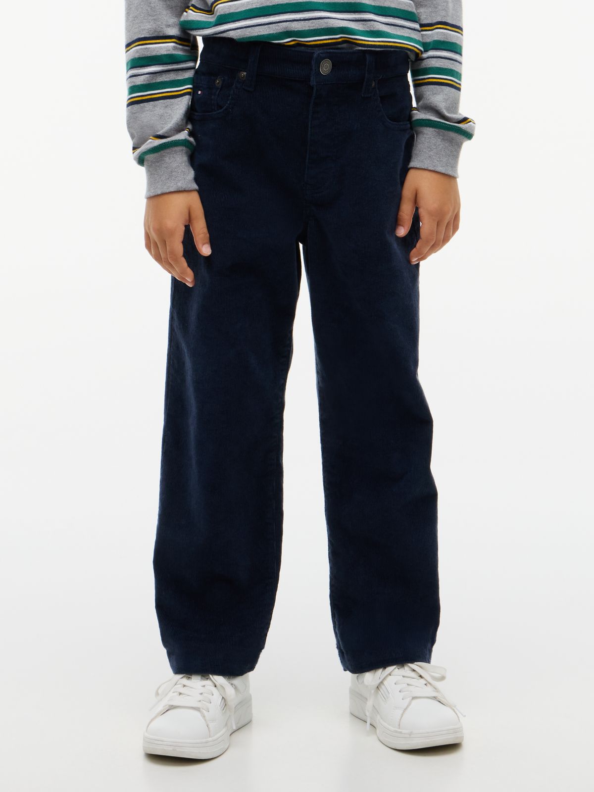 Relaxed Corduroy Trousers — Blue