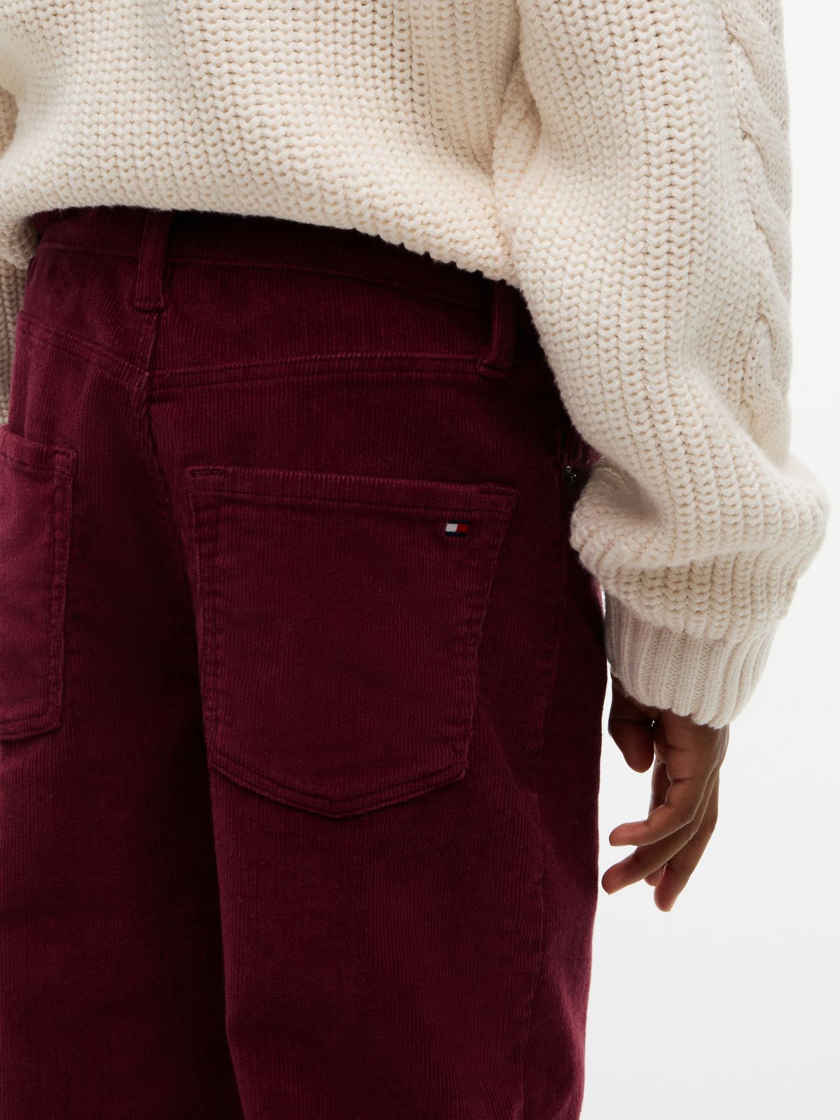 Relaxed Corduroy Trousers — Purple