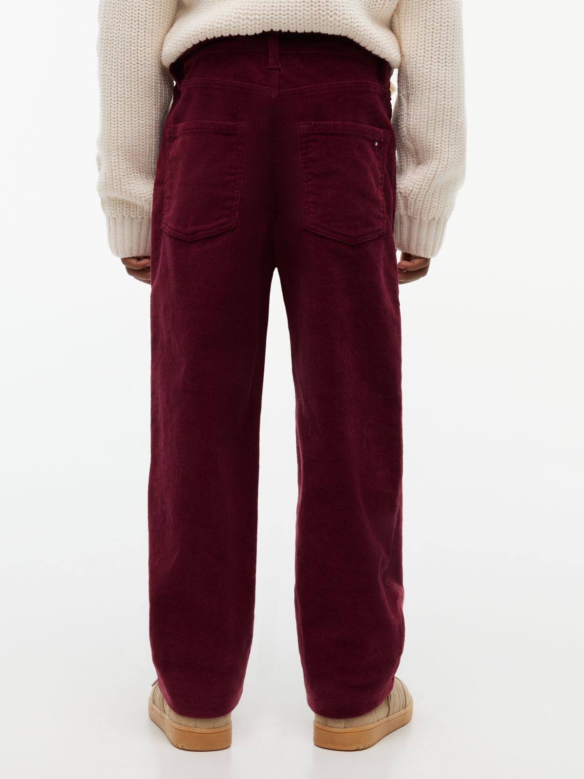 Relaxed Corduroy Trousers — Purple