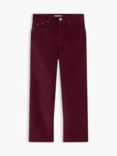 Relaxed Corduroy Trousers — Purple 5