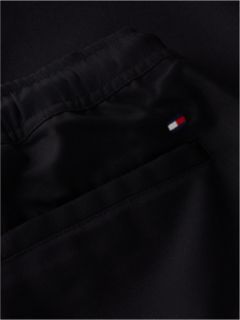 Tapered Twill Trousers — Black 6