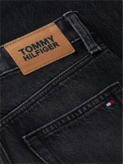 Relaxed Faded Barrel Black Jeans — Denim 6