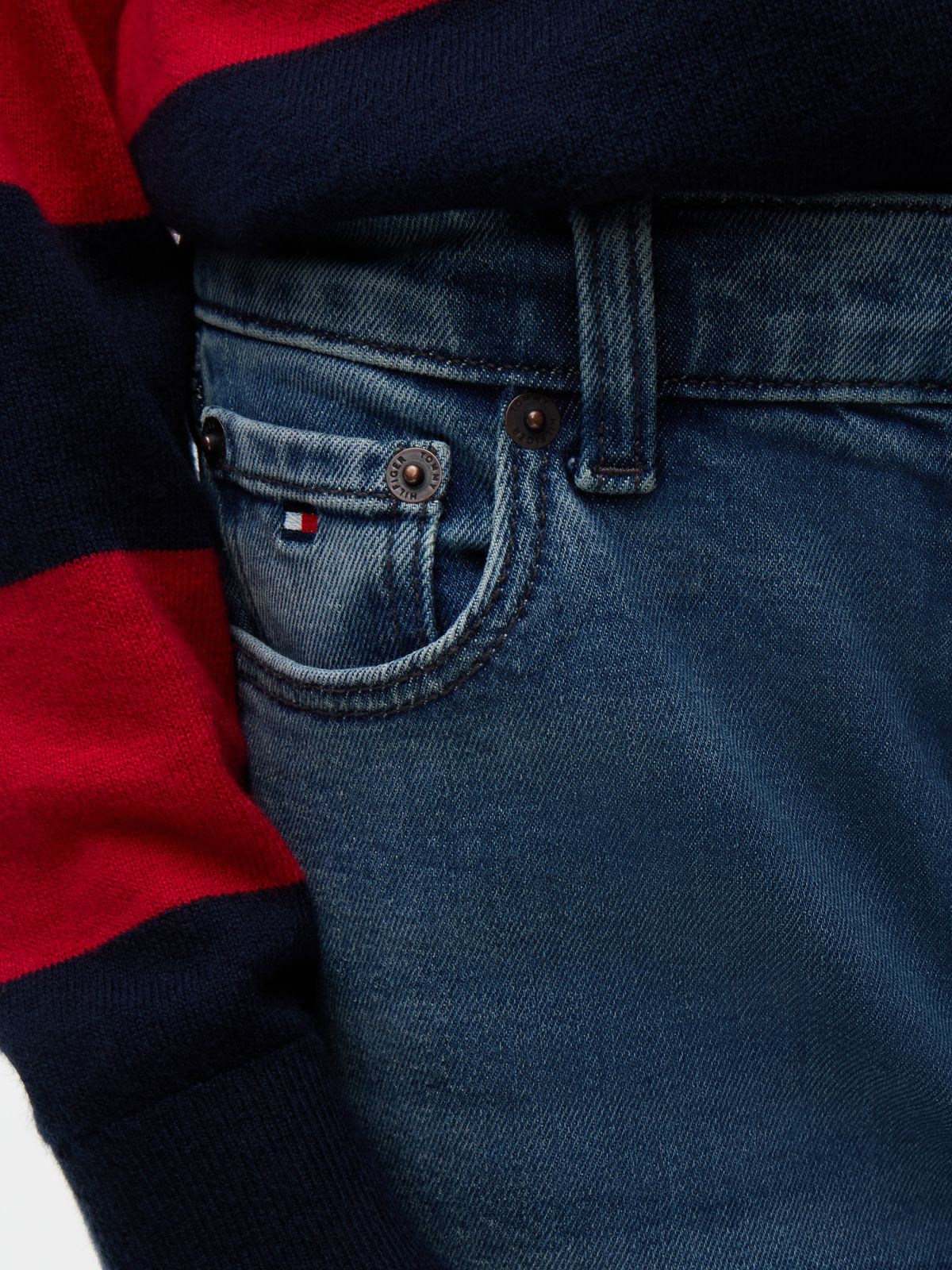 Vintage Wash Relaxed Jeans — Denim