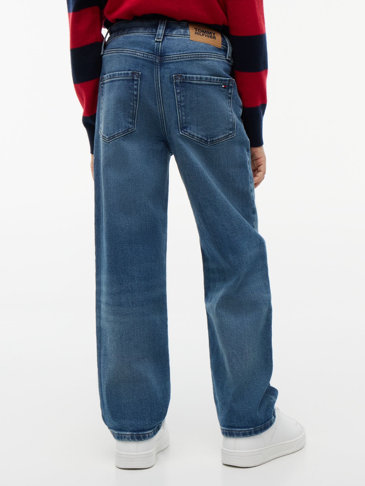 Vintage Wash Relaxed Jeans — Denim