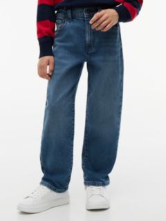 Vintage Wash Relaxed Jeans — Denim 1