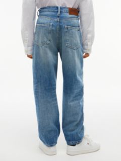 Logo Faded Regular Barrel Jeans — Denim 5
