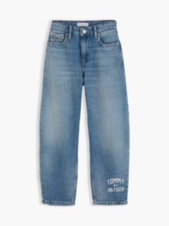 Logo Faded Regular Barrel Jeans — Denim 6