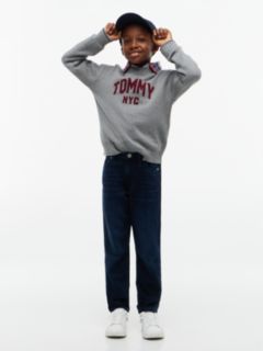 Flag Embroidery Straight Jeans — Denim 2