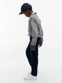 Flag Embroidery Straight Jeans — Denim 3