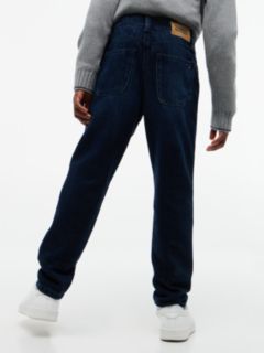 Flag Embroidery Straight Jeans — Denim 5