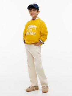 Back Logo Relaxed White Carpenter Jeans — Denim 2