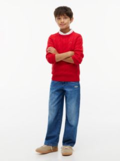 Logo Loose Jeans — Denim 2