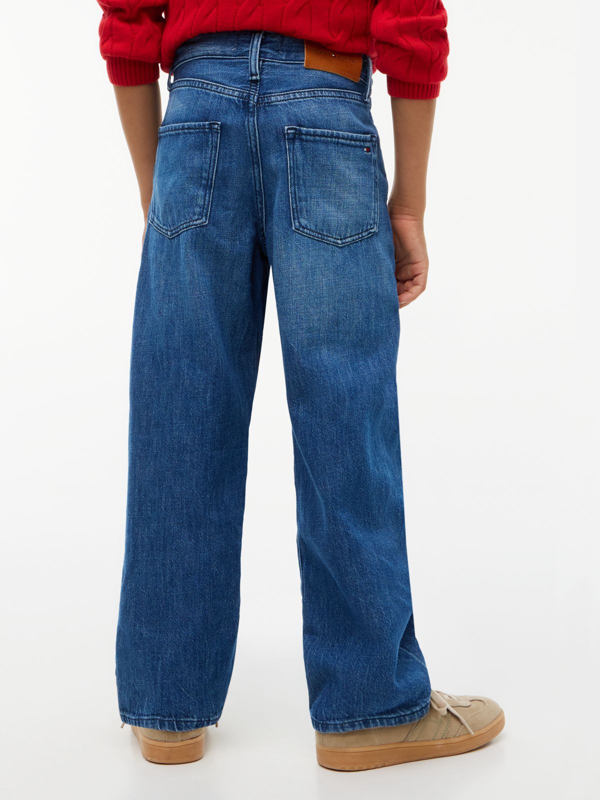 Logo Loose Jeans — Denim