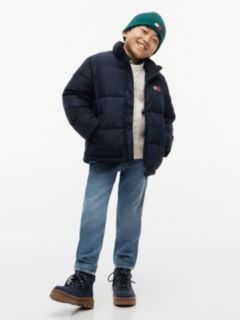 Essential Ripstop Relaxed Puffer Jacket — Blue 2