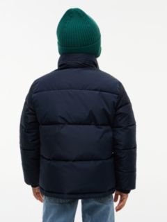 Essential Ripstop Relaxed Puffer Jacket — Blue 4